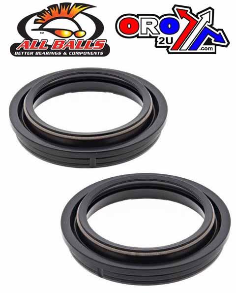 FORK DUST SEAL SET ALLBALLS, ALLBALLS 57-101 DUST SEAL KIT 45MM SHOWA thumbnail 2