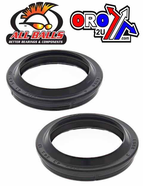 FORK DUST SEAL SET ALLBALLS, ALLBALLS 57-108 DUST SEAL KIT SHOWA 43MM thumbnail 2