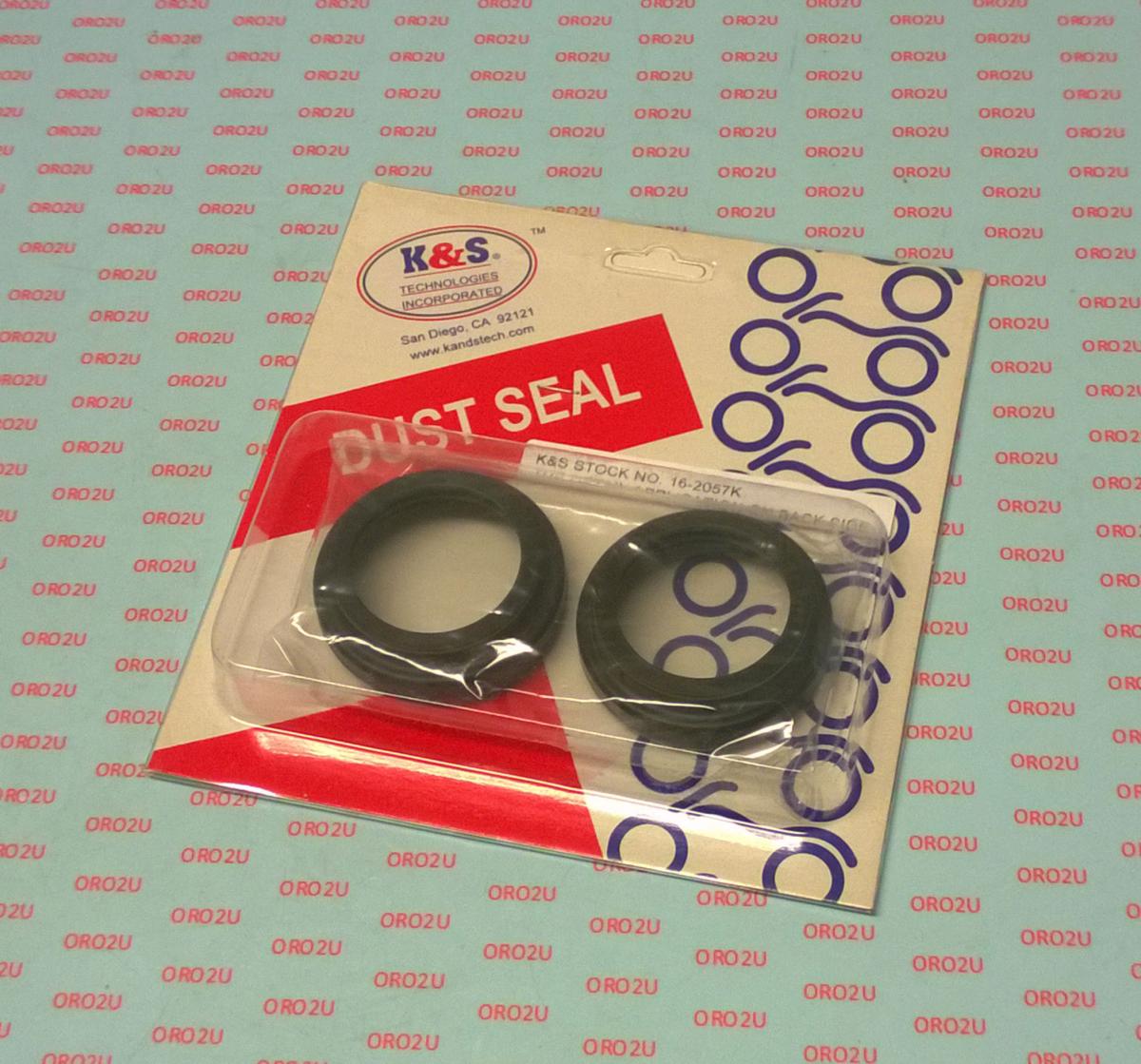 FORK DUST SEAL SET 40mm WP, USD WHITE POWER K&S 16-2057K thumbnail 2