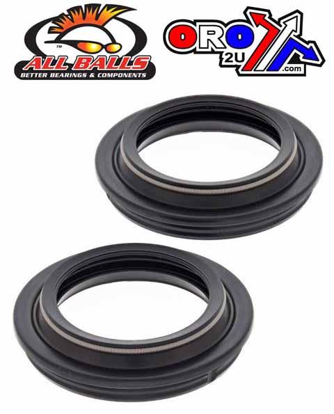 FORK DUST SEAL SET ALLBALLS, ALLBALLS 57-109 DUST SEAL KIT 37MM thumbnail 2