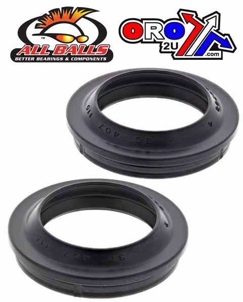 FORK DUST SEAL SET ALLBALLS, ALLBALLS 57-114 DUST SEAL KIT 30MM image 1