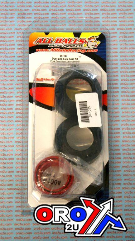 SEAL WIPER SET ALLBALLS, ALLBALLS 56-107 FORK SEAL KIT thumbnail 2