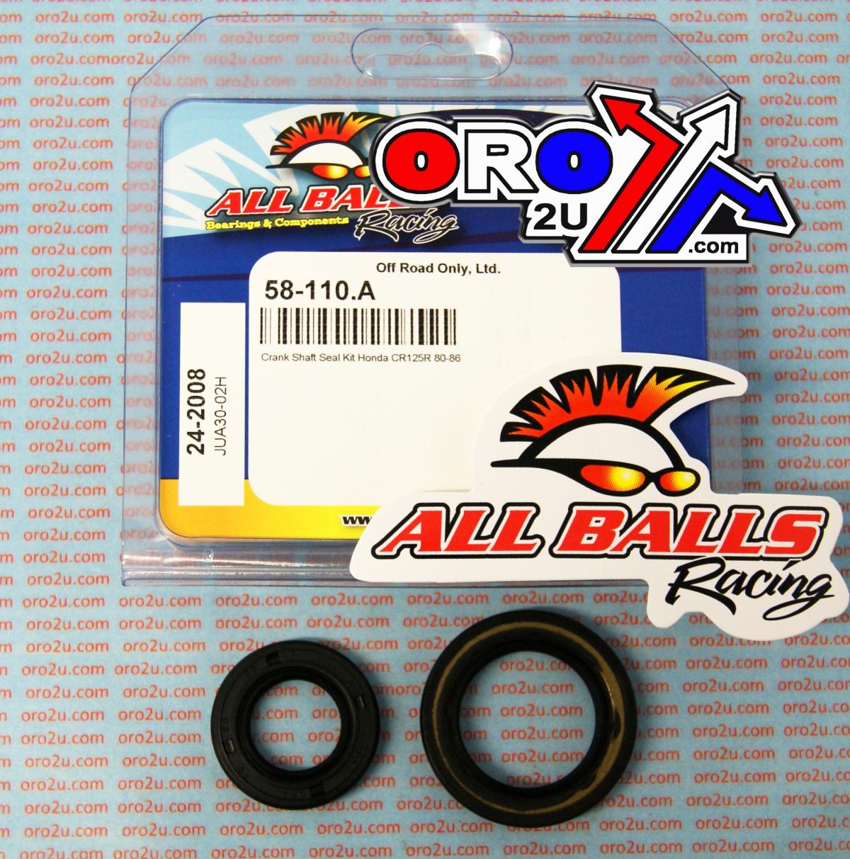 CRANKSHAFT SEAL KIT ALLBALLS, ALLBALLS 24-2008 thumbnail 2