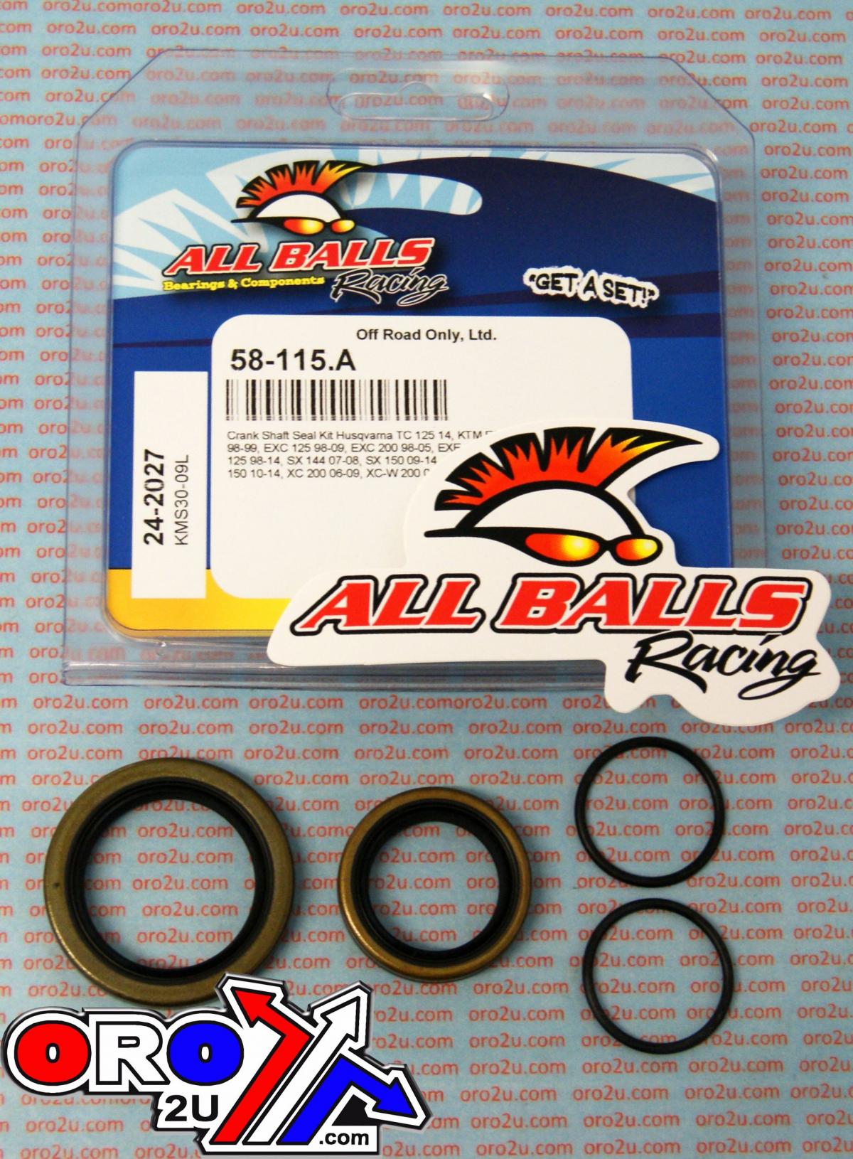 CRANKSHAFT SEAL KIT ALLBALLS, ALLBALLS 24-2027 thumbnail 3