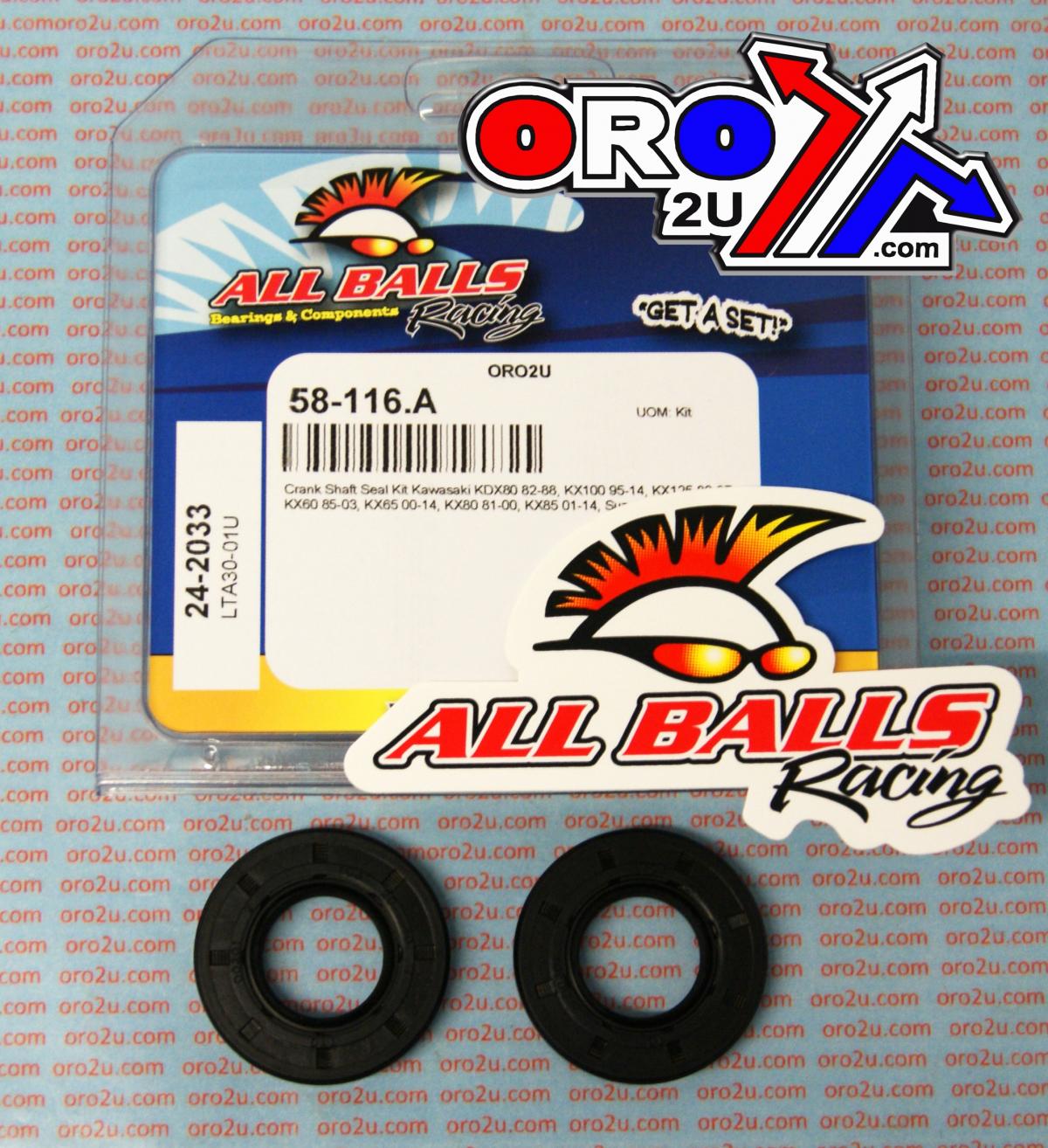 CRANKSHAFT SEAL KIT ALLBALLS, ALLBALLS 24-2033 thumbnail 2