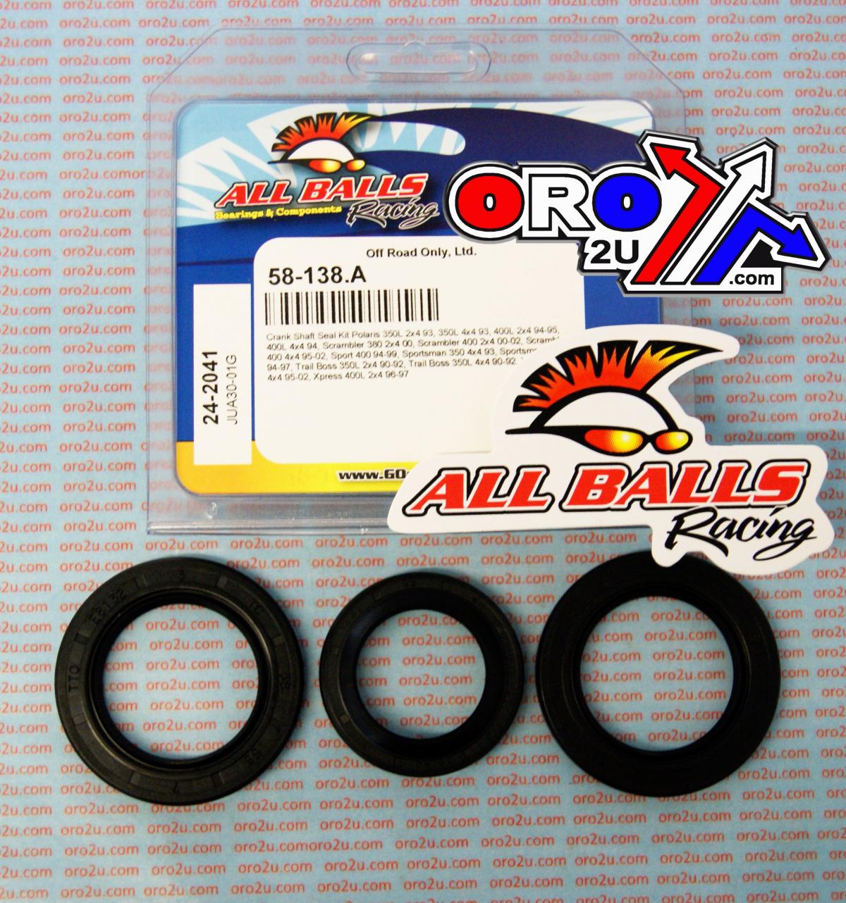 CRANKSHAFT SEAL KIT ALLBALLS, ALLBALLS 24-2041 thumbnail 3