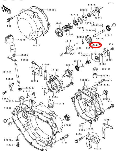 OIL SEAL 8x18x3.5 92049-1359 thumbnail 2