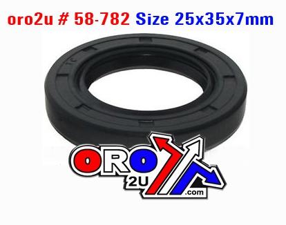 OIL SEAL 25x35x7TC NBR EACH, 15-13-725-01, MX-09226D image 1