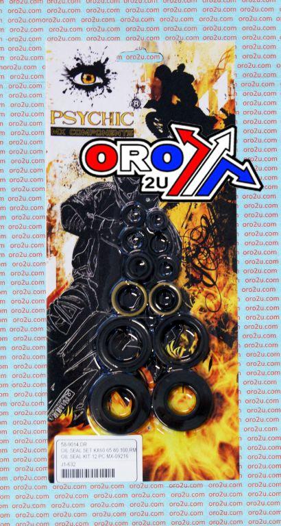 OIL SEAL SET KX 65 80 100,RM, PSYCHIC MX-09216 12pcs thumbnail 2