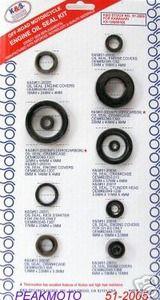 OIL SEAL SET 88-93 KX125 11PS K&S 51-2005 thumbnail 2