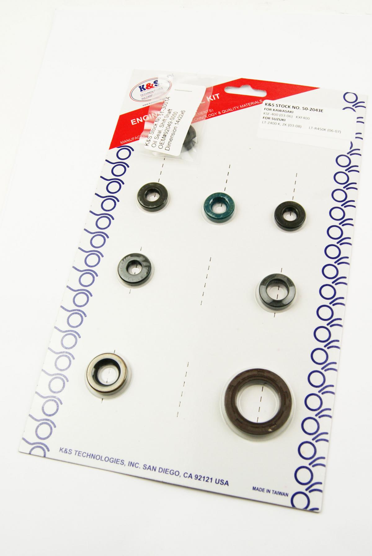 OIL SEAL SET 06-07 LTR450 KS50-2043E