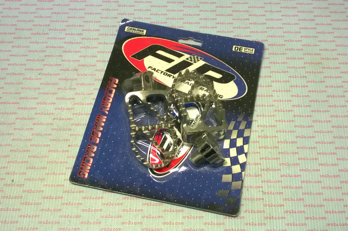 FOOT PEGS STAINLESS STEEL YAMAHA YZ WR HONDA CR 60-201.DR thumbnail 2