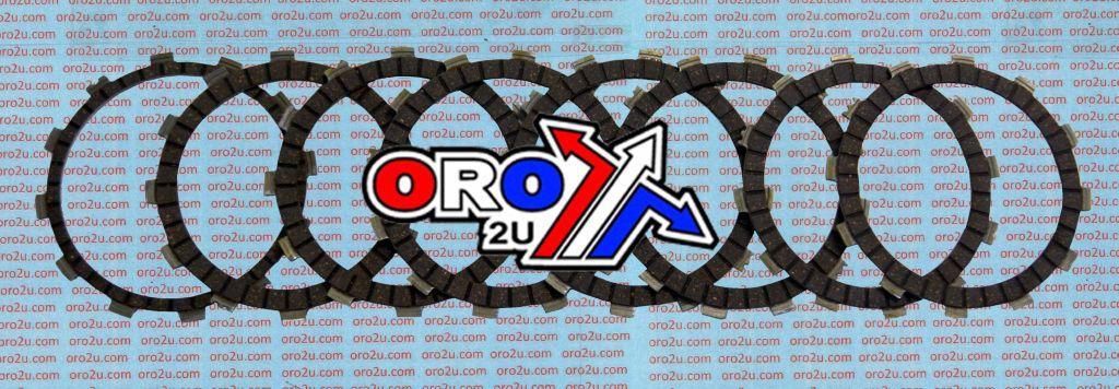 CLUTCH FRICTION PLATE SET 04-10 YAMAHA 450 700 YFZ YFM CK2364 AT-03657C 5TA-16321-00-00 5JG-16321-00-00 image 1