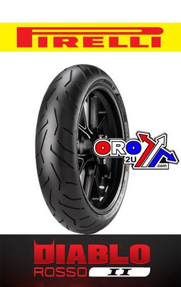 120/70 R17 58H TL ROSSO II, 706 PIRELLI 2210400 FRONT TYRE, ROAD, MC, DIABLO SUPERSPORT thumbnail 2