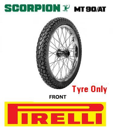 90/90-21 54S MT90A/T SCORPION, 747 PIRELLI 1005200 FRONT TYRE, ROAD, MC thumbnail 2