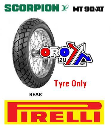120/80 18 62S MT90A/T SCORPION, 747 PIRELLI 1004600 REAR TYRE, ROAD, MC thumbnail 2