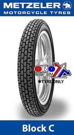 3.50 - 19 57P UNV BLOCK C, METZELER 0110000 TYRE, ROAD, MC thumbnail 2