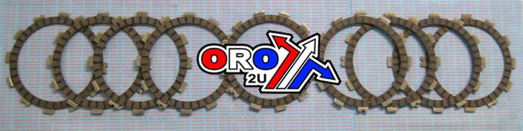 CLUTCH FRICTION PLATE SET/9 [CK3400], MC-03509C RM250 DR350 image 1