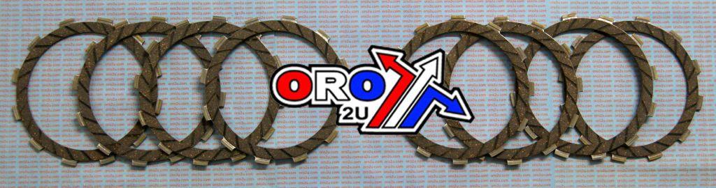 CLUTCH FRICTION PLATE SET/8 [CK3401], RM125 92-06, MX-03572C image 1