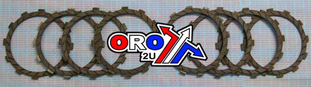 CLUTCH FRICTION PLATE SET/8, KAWASAKI 85-86 KX250 KX500 image 1