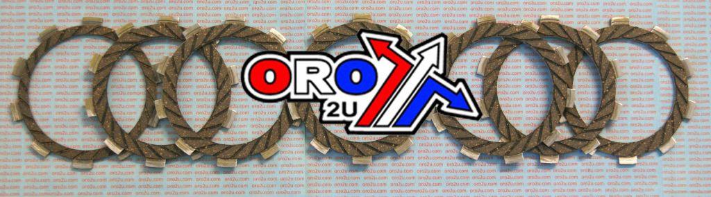 CLUTCH FRICTION PLATE SET/7 [CK4478], KAWASAKI KX80 KX100 89-98, MX-03506C image 1