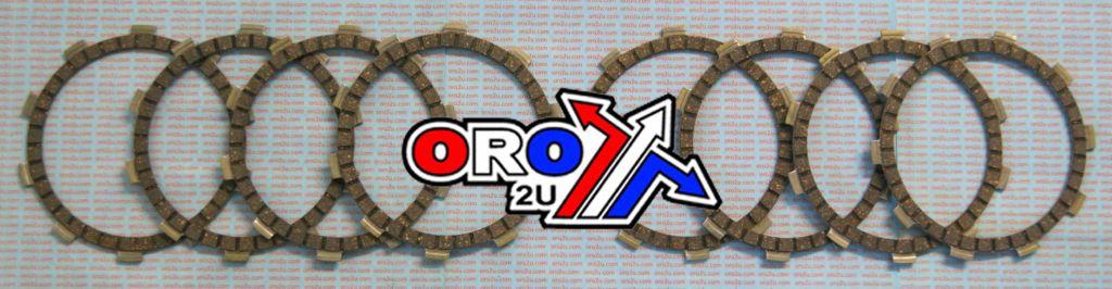 CLUTCH FRICTION PLATE SET/8 [CK4505] KDX200 220 image 1