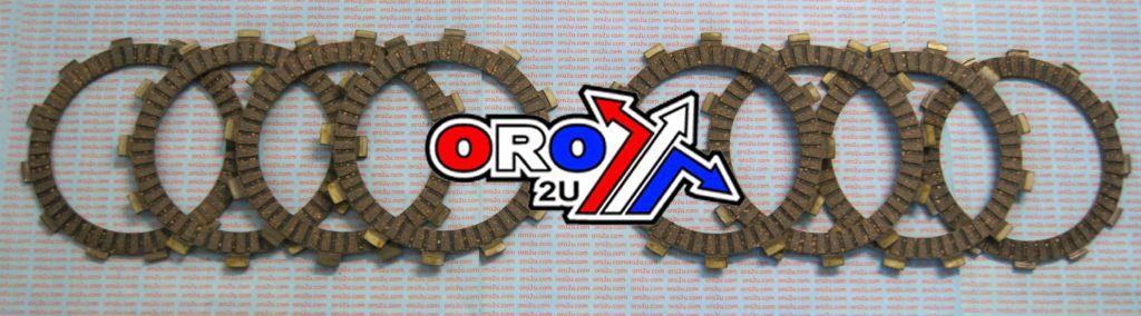 CLUTCH FRICTION PLATE SET/8 [CK4498], 1993 Kawasaki KX125 image 1