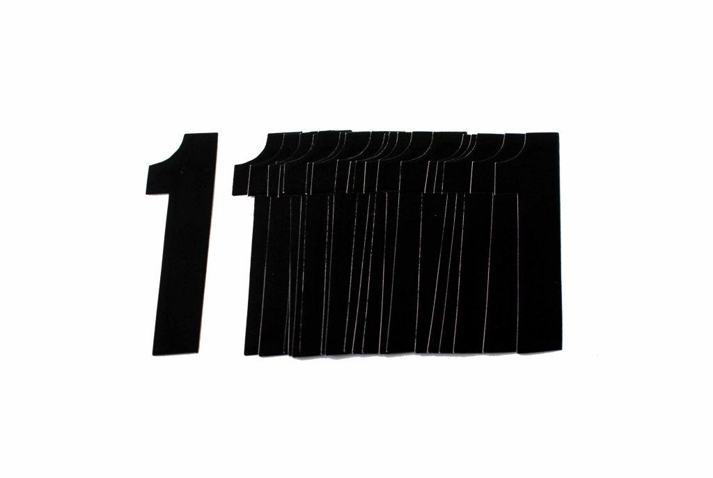 1 BLACK 4.5inc 11cm PK/20 image 1