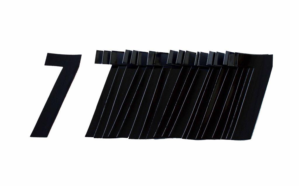 7 BLACK 4.5inc 11cm PK/20 image 1