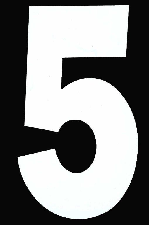 5 WHITE ISDE No5 5.25in image 1