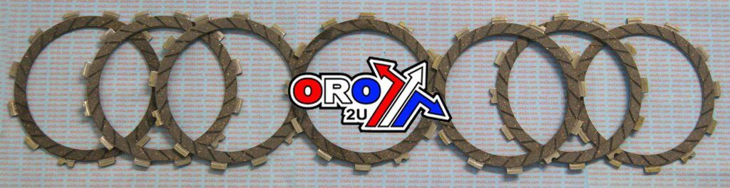 CLUTCH FRICTION PLATE SET/7 [CK4425], MC-03847C 94-08 KX125 image 1