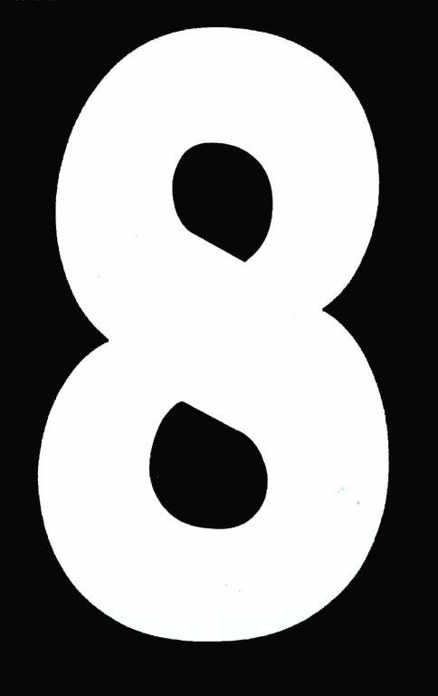8 WHITE ISDE No8 5.25in image 1