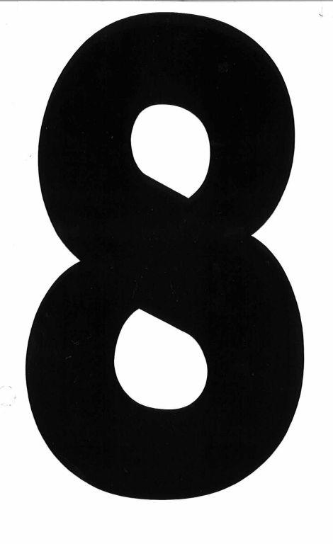 8 BLACK ISDE No8 5.25in image 1