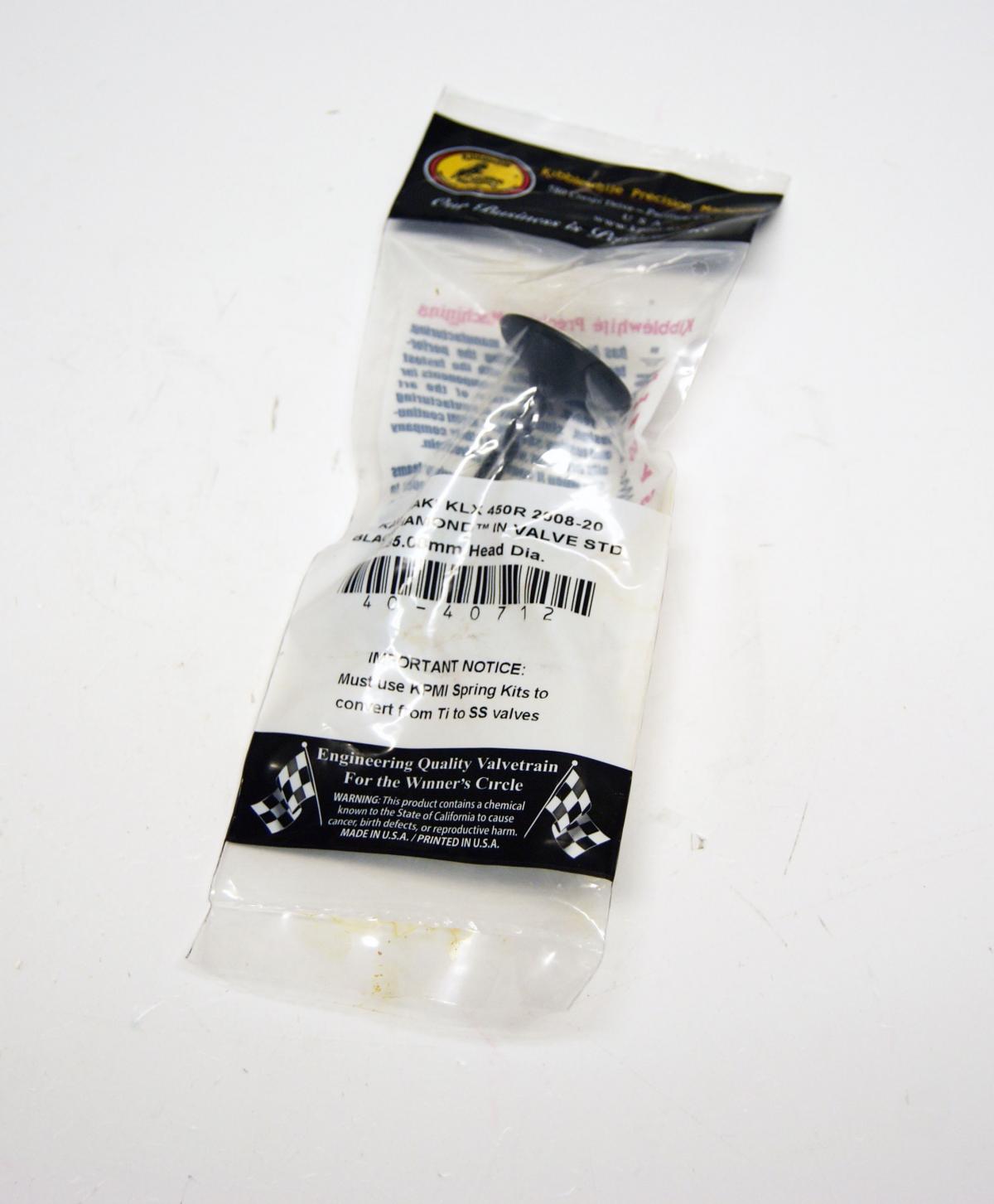 VALVE INTAKE KLX450R 08-14, KIBBLEWHITE 40-40712 STAINLESS thumbnail 3