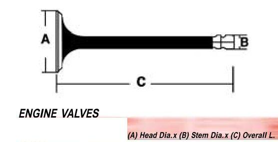 VALVE INTAKE CAN-AM ATV UTV, AU-09017E, 420239295 thumbnail 2