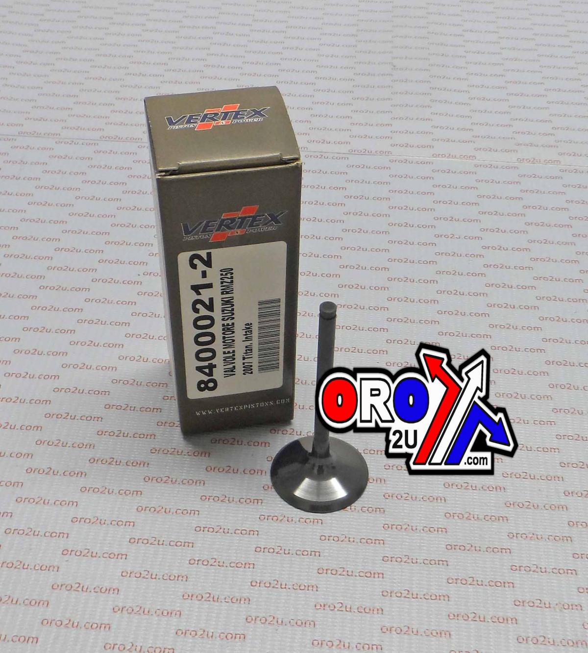 VALVE INTAKE TITANIUM, VERTEX 8400021-2 RMZ250 2007-2009 thumbnail 2
