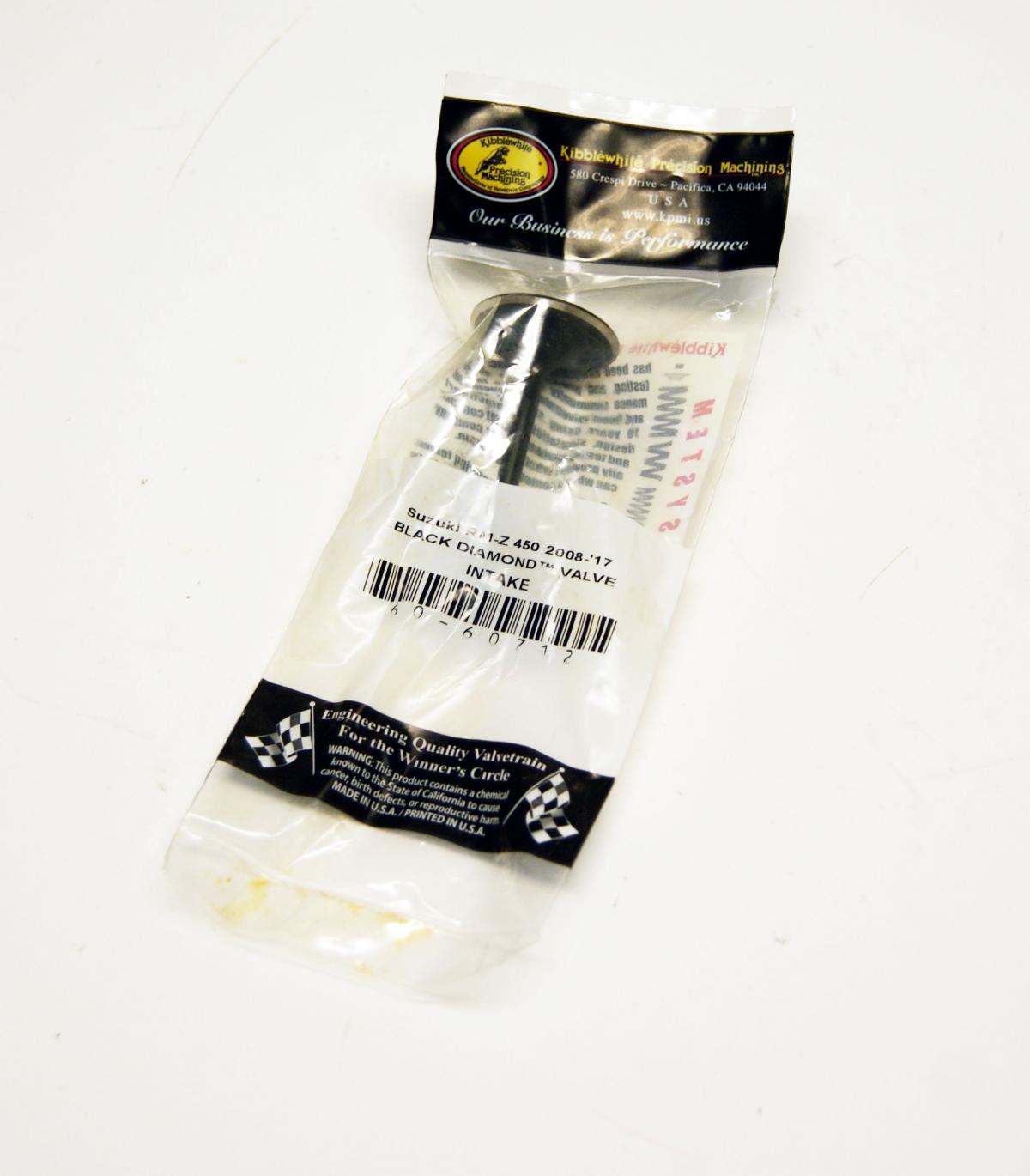 VALVE INTAKE RMZ450 08-15, KIBBLEWHITE 60-60712, 12911-28H00 SUZUKI RM-Z450 thumbnail 2