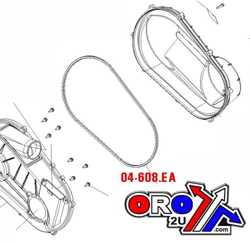 O-RING CLUTCH POLARIS 5521831 AT-03694 thumbnail 2