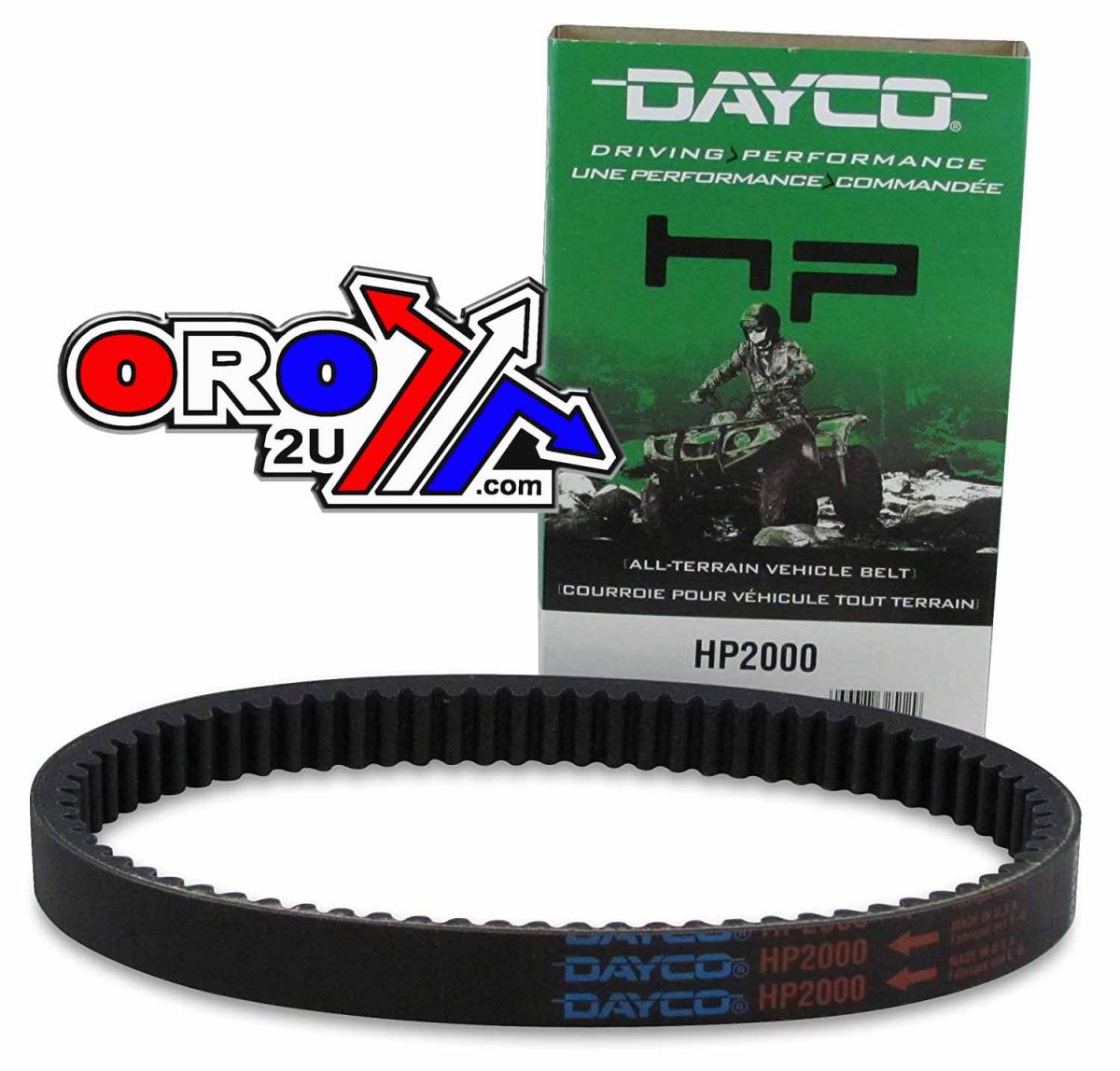 DRIVE BELT DAYCO HP2000 ARCTIC CAT, ARCTIC CAT AUTO 375/400 thumbnail 2