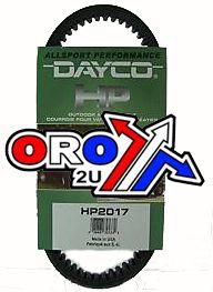 DRIVE BELT DAYCO HP2017 KAWASAKI, KFX700 KVF360/650/700/750 PRAIRIE BRUTE FORCE thumbnail 3