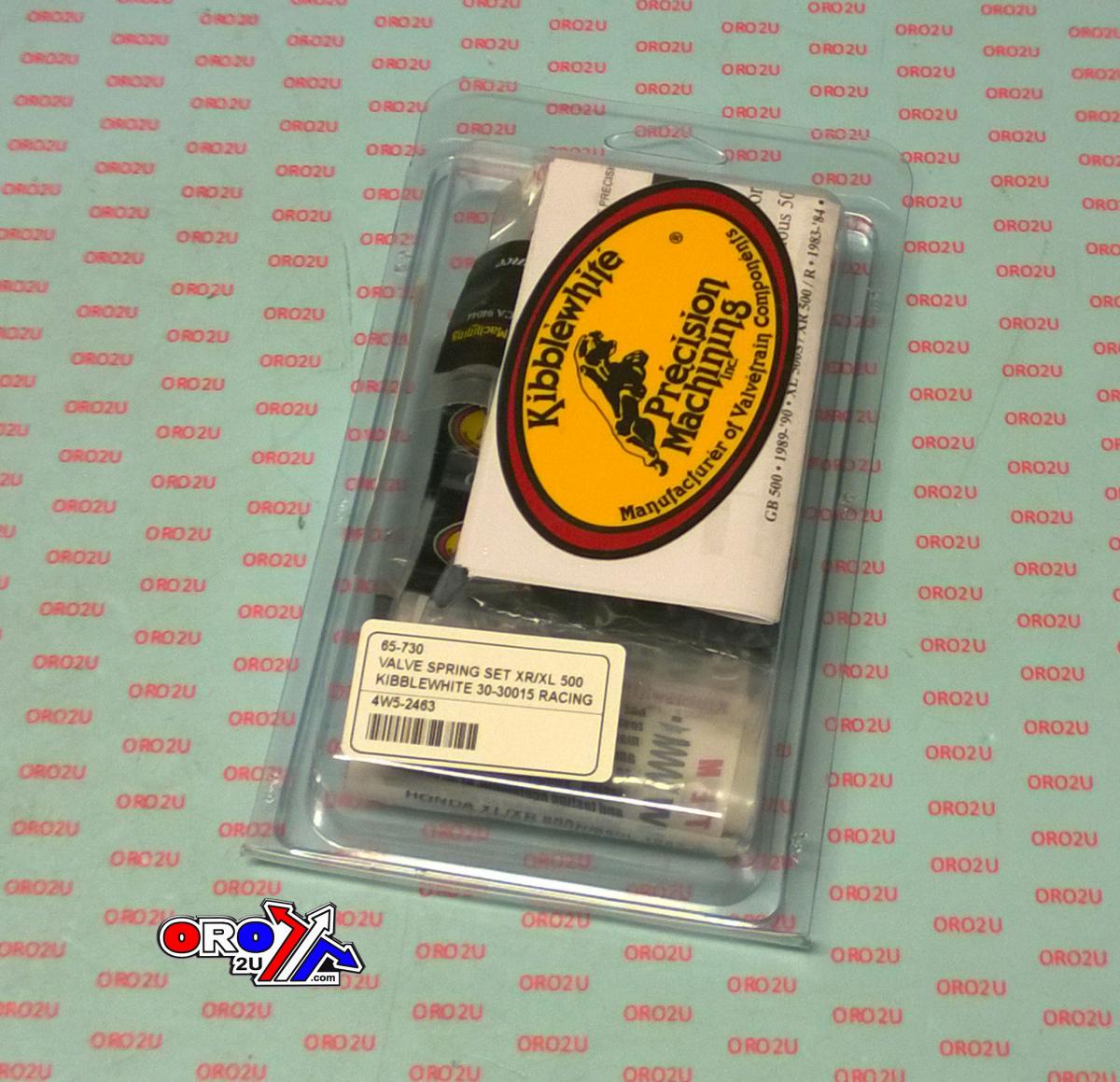 VALVE SPRING SET XR/XL 500, KIBBLEWHITE 30-30015 RACING thumbnail 2