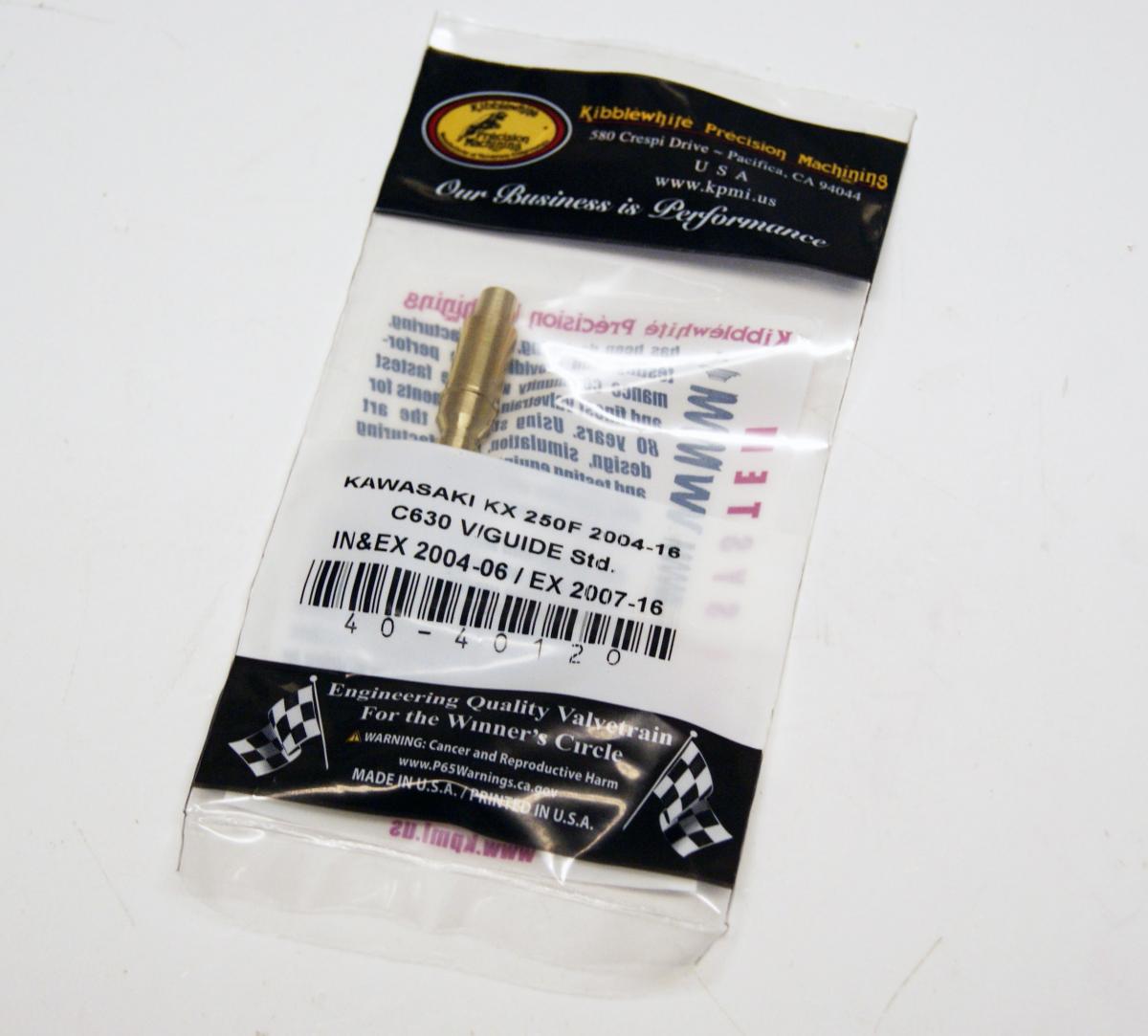 VALVE GUIDE EXHAUST BRONZE STD, KIBBLEWHITE 40-40120, KAWASAKI KX250F 07-12 thumbnail 4