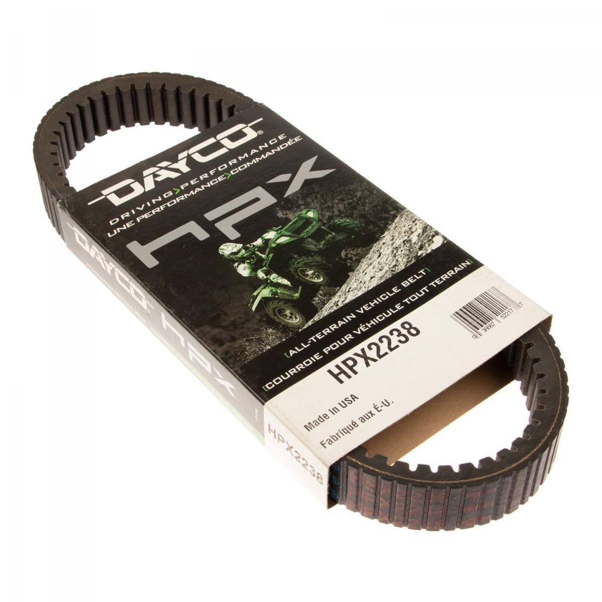 DRIVE BELT DAYCO HPX2238 ARCTIC CAT, 400, 550, 650, 700, MUD PRO PROWLER thumbnail 2