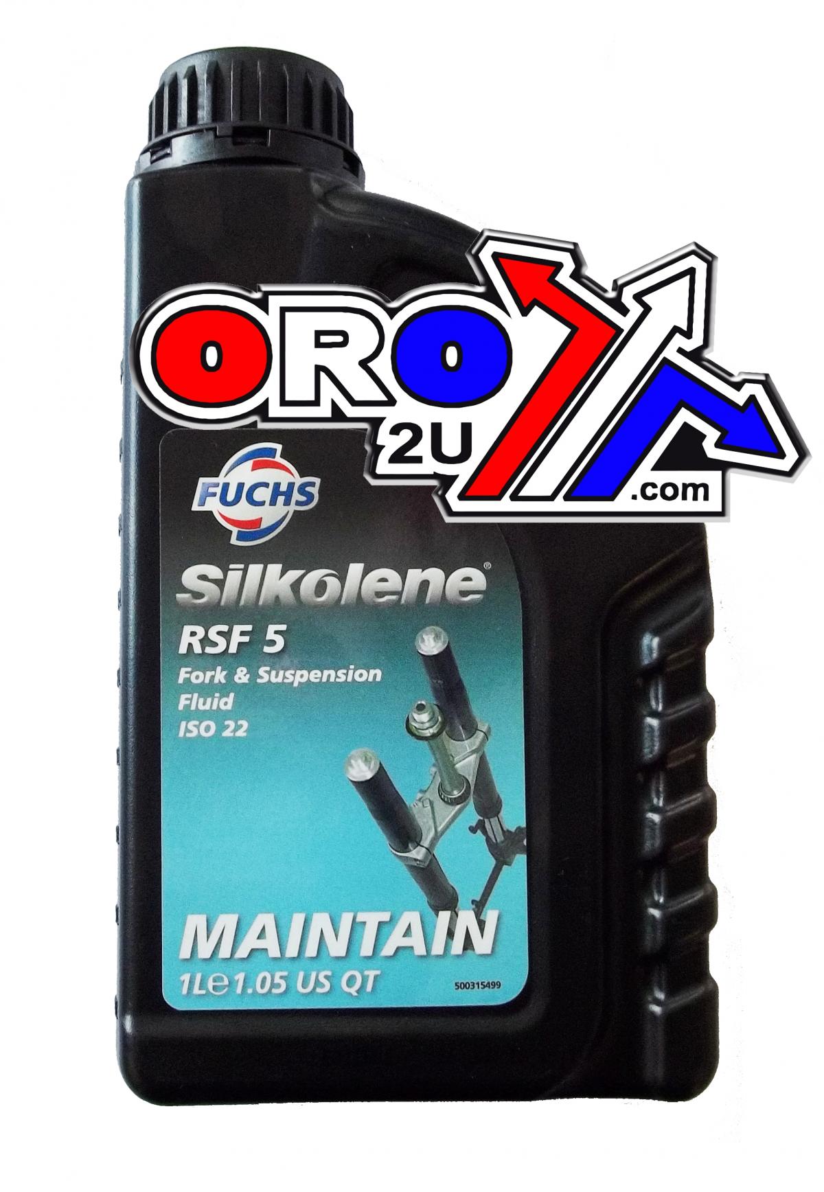 RSF FORK OIL 1LT, 7.5wt, SILKOLENE 602011886, BOX = 10 thumbnail 2