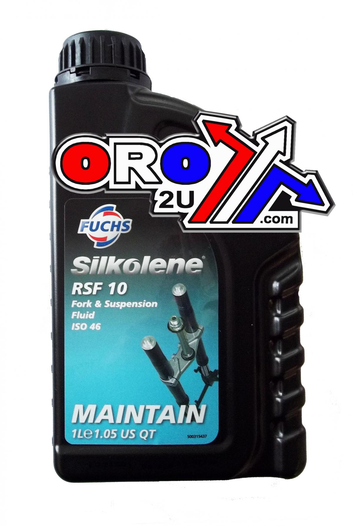 RSF FORK OIL 1LT, 10wt, SILKOLENE 602011848, BOX = 10 thumbnail 2