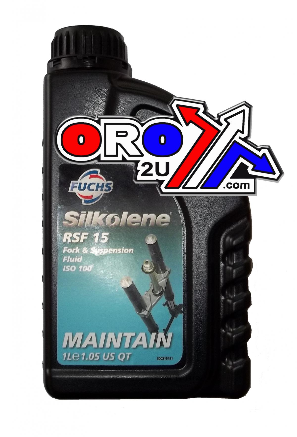 PRO RSF FORK OIL 1LT, 15wt, SILKOLENE 602011855, BOX = 10 thumbnail 2