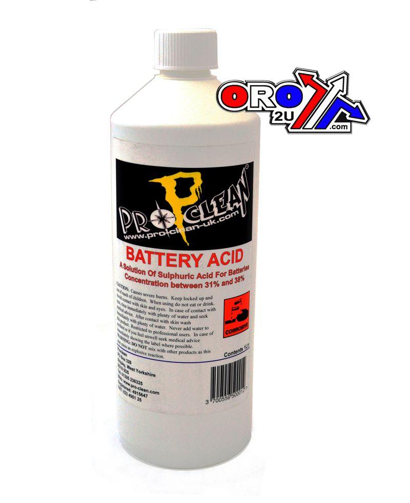 PRO-CLEAN BATTERY ACID 1LT, BOX = 4 thumbnail 2