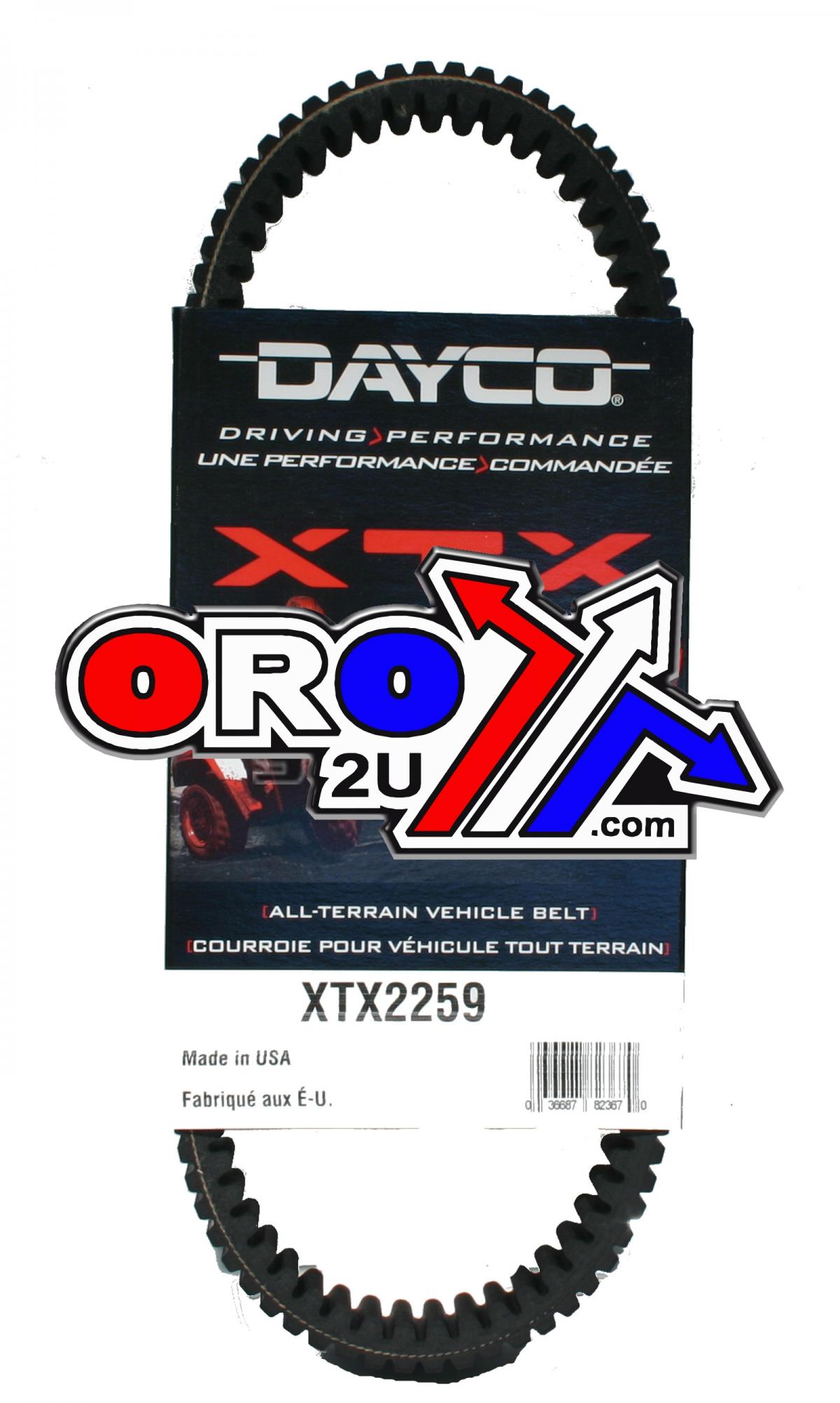 DRIVE BELT DAYCO XTX2259 ARCTIC CAT WILDCAT 1000 thumbnail 2