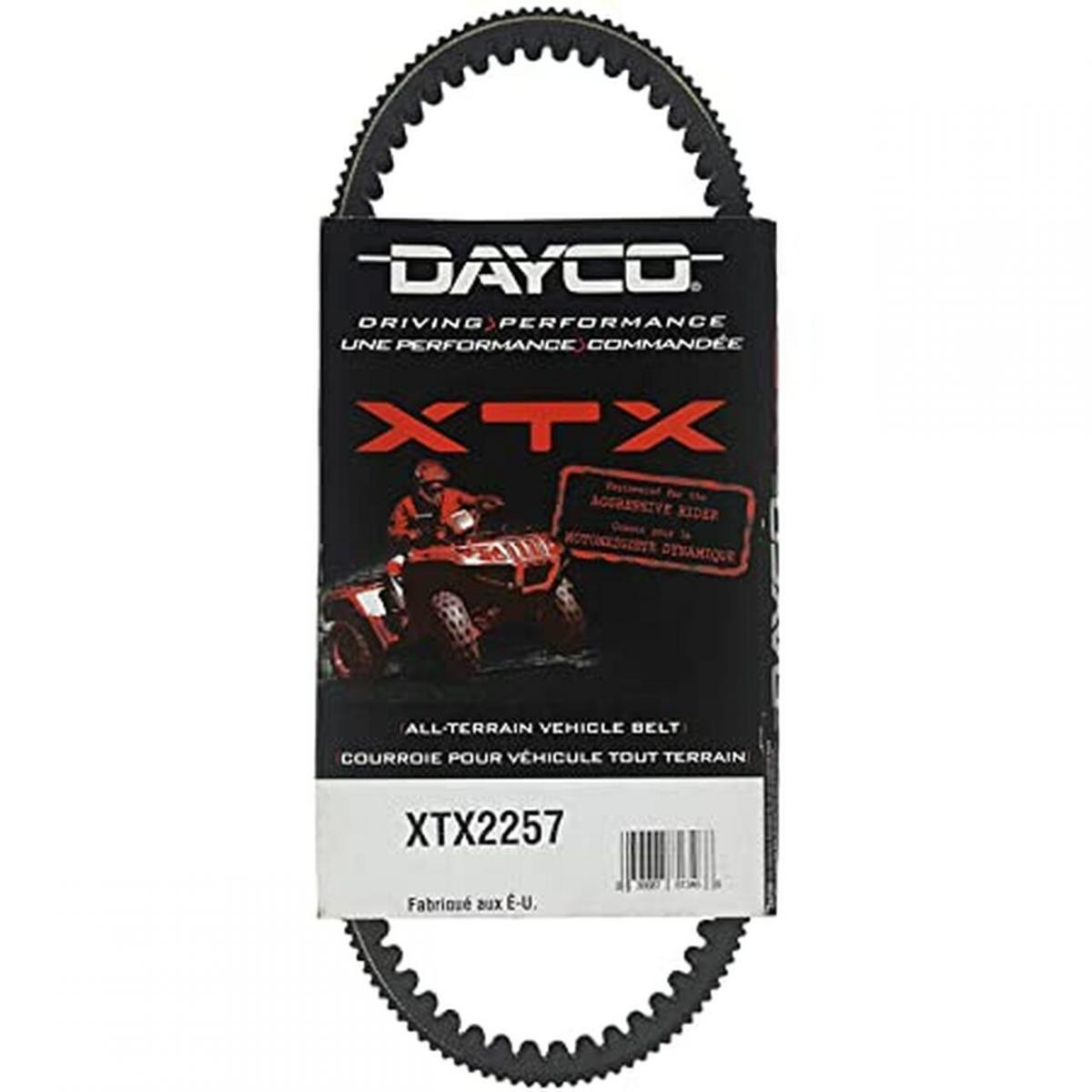 DRIVE BELT DAYCO XTX2257 KAWASAKI, KAF400 MULE 600/610/SX thumbnail 2