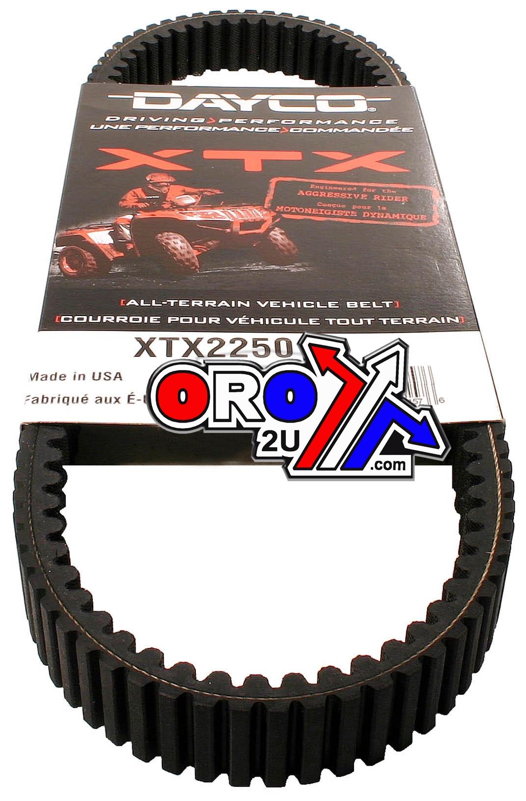 DRIVE BELT DAYCO XTX2250 POLARIS, RANGER 800 RZR 800 thumbnail 3